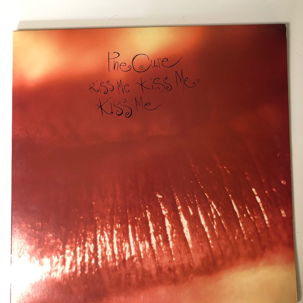 The Cure Kiss Me red double vinyl